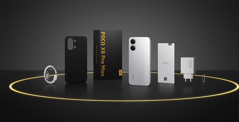 【World Premiere】Global Version  POCO X8 Pro Max 8500mAh Smartphone Dimensity 9500s 6.83'' 1.5K 120Hz Ultra-Bright AMOLED Display