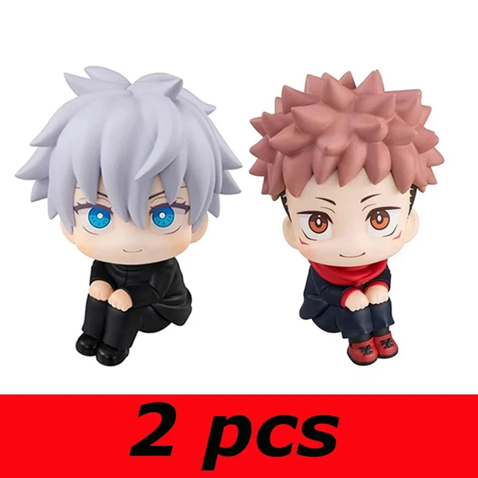 6.5cm Anime Jujutsu Kaisen Figure Itadori Yuji Gojo Satori Fushiguro Megumi Kugisaki Kawaii Toy Car Decoration PVC Model Gift