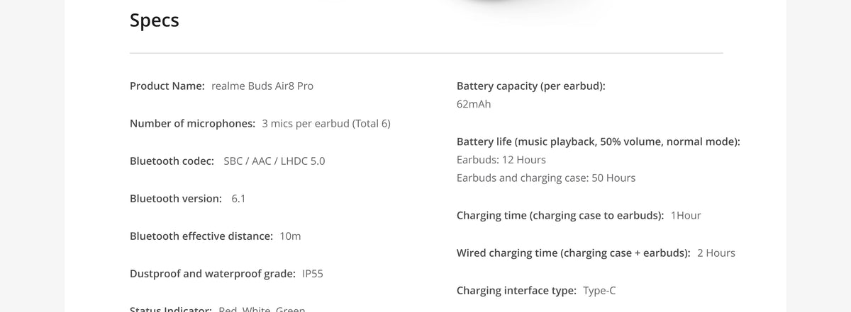 Global Version realme Buds Air8 Pro TWS Earphones AI Translation Gemini AI 11+6mm Dual-DAC Drivers
