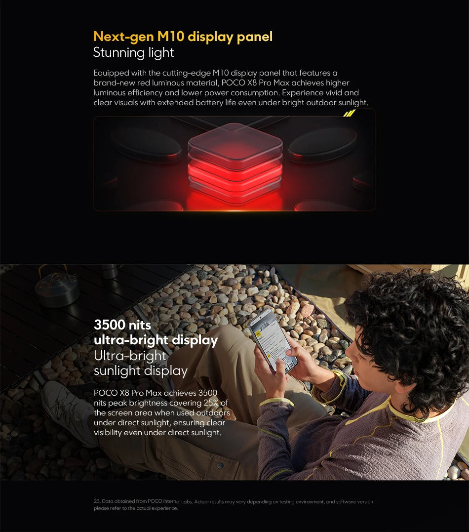 【World Premiere】Global Version  POCO X8 Pro Max 8500mAh Smartphone Dimensity 9500s 6.83'' 1.5K 120Hz Ultra-Bright AMOLED Display