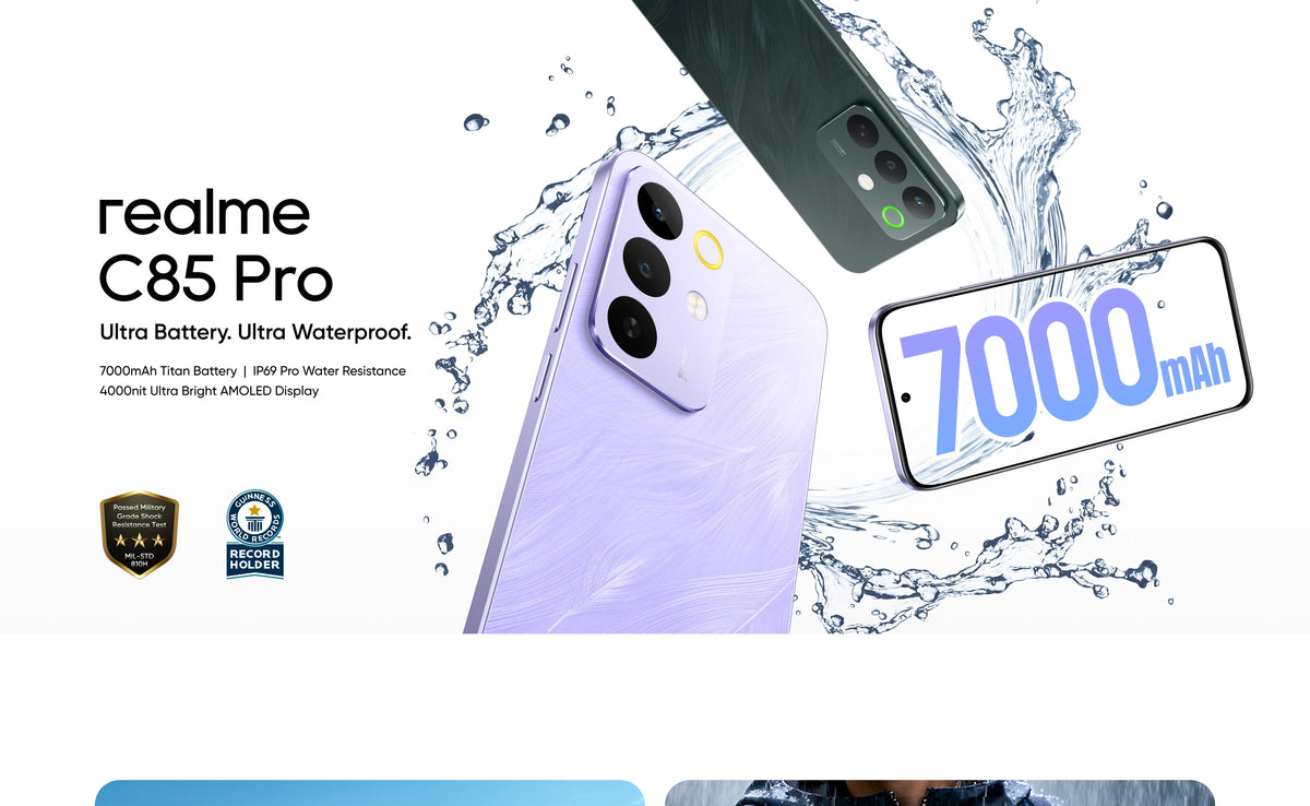 [In Stock] realme C85 Pro Smartphone 6.8" 120Hz AMOLED Display 7000mAh Battery 45W Charge IP69 Pro NFC 50MP Camera