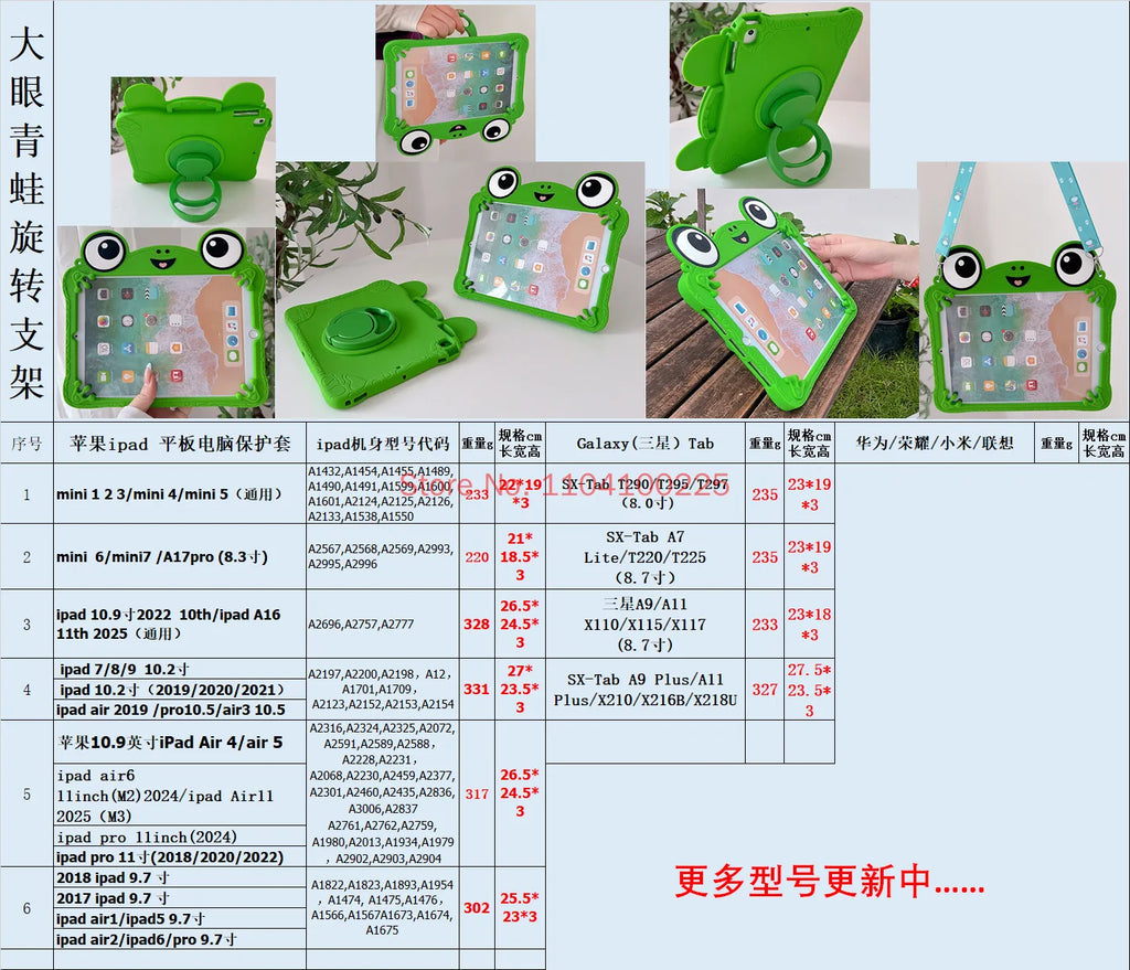 Toy Story 5 Lilypad Tablet Case Cartoon Lily Pad Silicone Soft Case Compatible For Pad Mini1 2 3 4 5 6 Pro10 11 Anime Toys Gifts