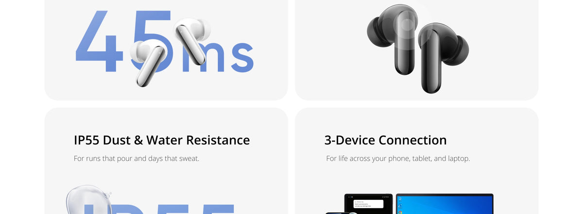 Global Version realme Buds Air8 Pro TWS Earphones AI Translation Gemini AI 11+6mm Dual-DAC Drivers