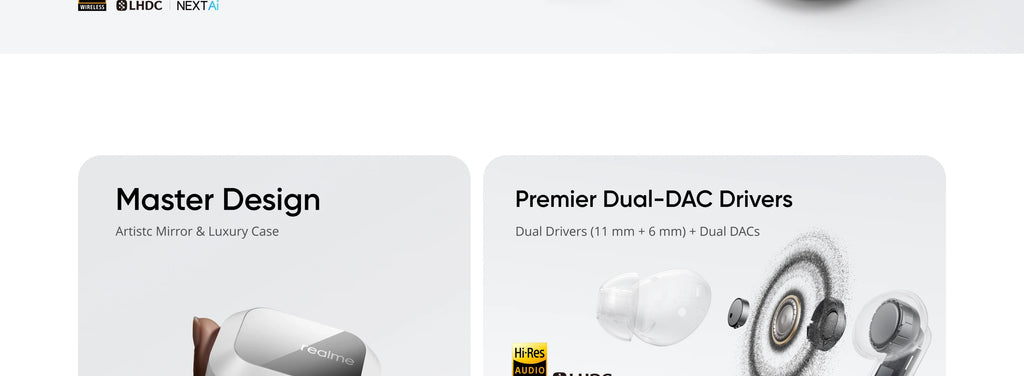 Global Version realme Buds Air8 Pro TWS Earphones AI Translation Gemini AI 11+6mm Dual-DAC Drivers