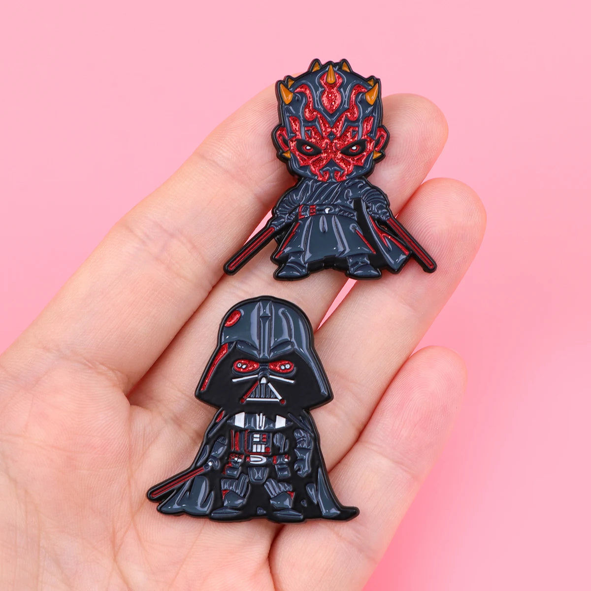 Classic Enamel Pins Cool Brooches Badges for Backpacks Jackets Hats Retro Sci-Fi Collection Gift for Fans Cosplay Accessories
