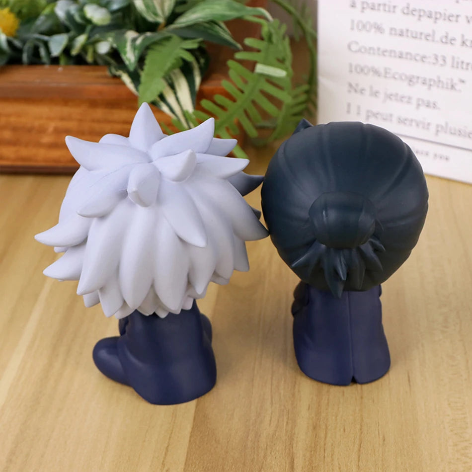 Anime Cute Fushiguro Toji Jujutsu Kaisen Figure Gojo Satoru Action Figure Q Version Doll Geto Suguru Statue 10cm PVC Model Toys