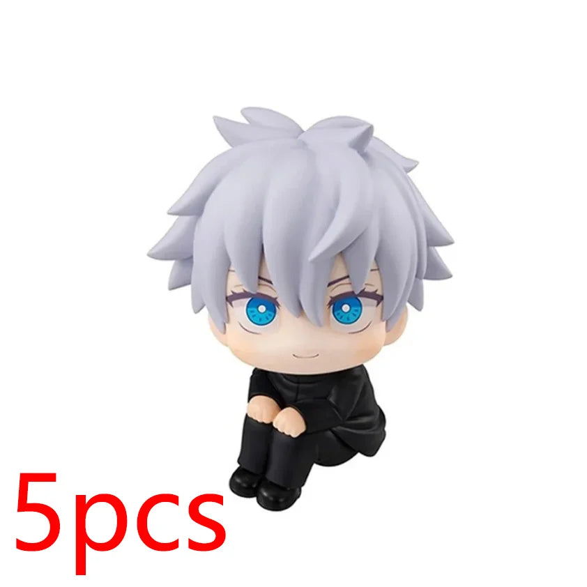 6.5cm Anime Jujutsu Kaisen Figure Itadori Yuji Gojo Satori Fushiguro Megumi Kugisaki Kawaii Toy Car Decoration PVC Model Gift