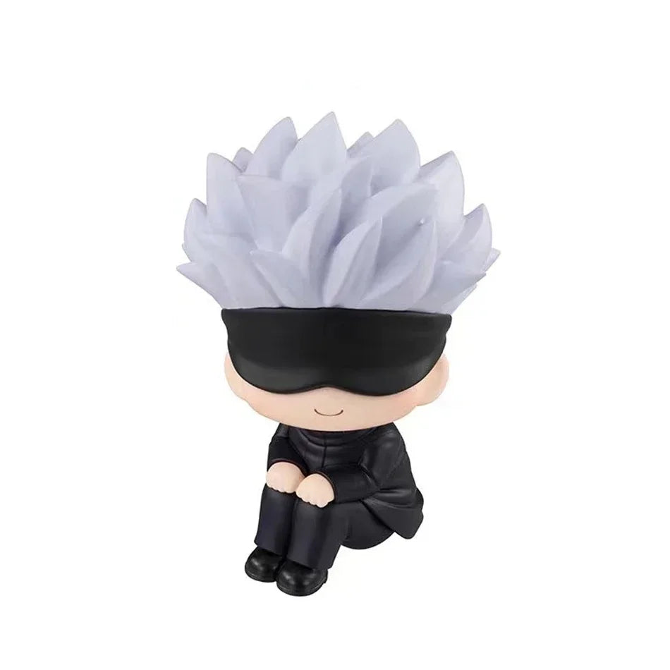 6.5cm Anime Jujutsu Kaisen Figure Itadori Yuji Gojo Satori Fushiguro Megumi Kugisaki Kawaii Toy Car Decoration PVC Model Gift