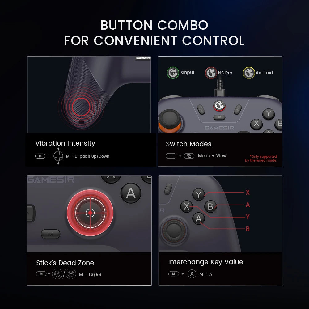 GameSir Nova Lite Switch Controller Gaming Gamepad with Hall Effect for Nintendo Switch iPhone Android Cellphone PC