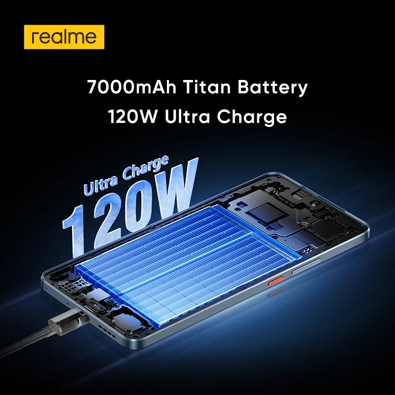[World Premiere] realme GT 7T 5G Smartphone Dimensity 8400-MAX Chipset 7000mAh Battery 120W Charge 6.8" 120Hz AMOLED Display NFC