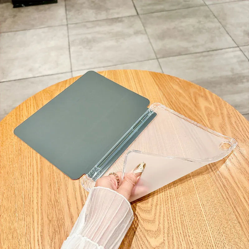 Cute cat pattern tri-fold Tablet CASE For iPad pro 10/11/2020/6th/7th /8th /Air 3rd/Air 4th/9th gen/Air 5th Gen 2022/Air 11