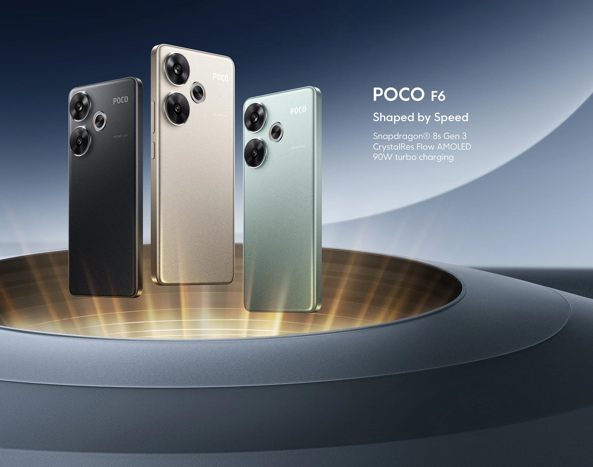Global Version POCO F6 5G Smartphone Snapdragon®8s Gen 3 NFC 120Hz Flow AMOLED 90W Turbo Charging 5000mAh 50MP Camera NFC