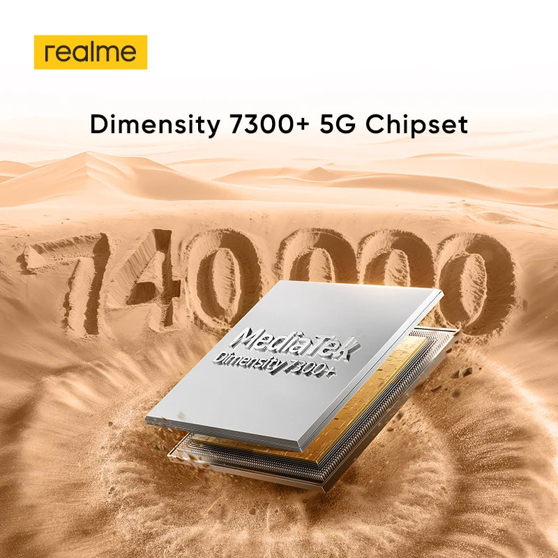 [World Premiere] realme 15 5G Smartphone Dimensity 7300+ 5G Processor 6.77"144Hz AMOLED Display NFC