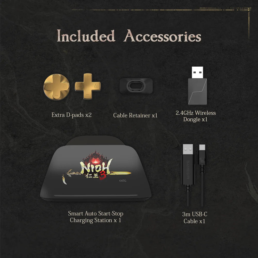 GameSir G7 Pro 8K Nioh 3 Edition Switch Controller, Wireless Gaming Controller for Nintendo Switch 2, Android, iOS, PC, Steam