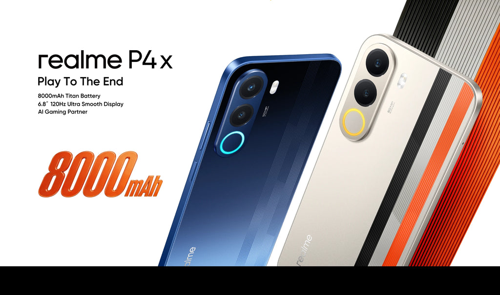 [New Launch] realme P4x Smartphone 6.8" 120Hz LCD Display UNISOC T7250 Chipset 50MP AI Camera 8000mAh Battery 45W Charge NFC