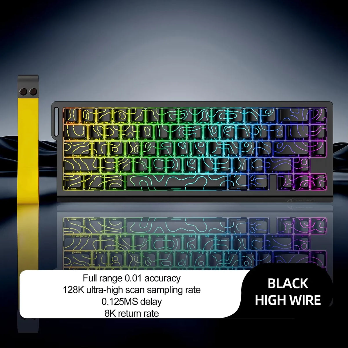 X68 HE Rapid Trigger Keyboard 8000Hz Magnetic 0.01mm RT Accuracy Wired Ergonomics Gaming Esports Keyboard Win Macos