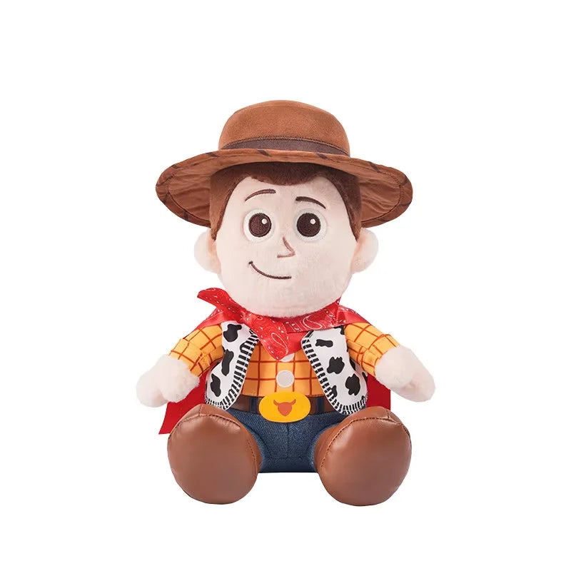 Genuine Toy Story 5 Soft Cuddly Plush Woody Jessie Lilypad Smarty Pants Atlas Stuffed Doll Desktop Collectible Display Ornament