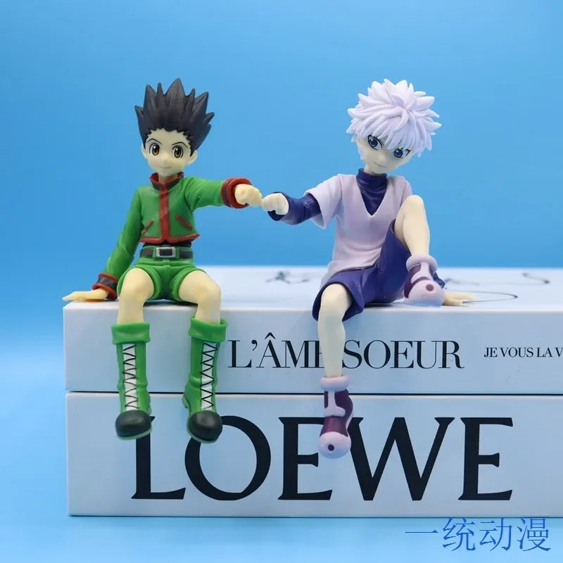 13cm Hunter x Hunter Gon Freecss Anime Figure Zoldyck Action Figure Figurine Model Car Ornaments Toys Gift