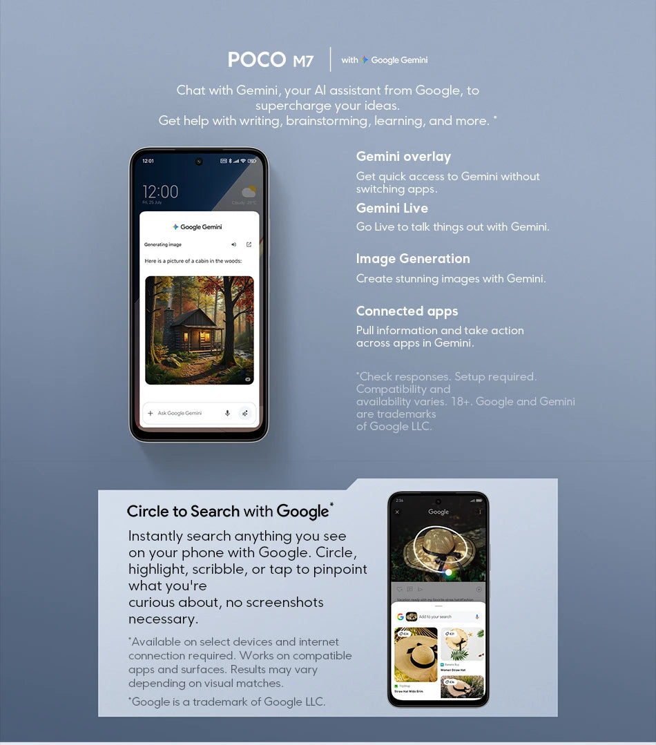 【World Premiere】POCO M7 Global Version Smartphone Snapdragon 685 7000mAh battery Immersive 6.9" FHD+ Display NFC 33W Charging