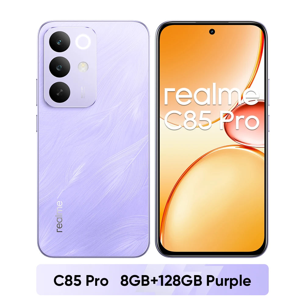 [In Stock] realme C85 Pro Smartphone 6.8" 120Hz AMOLED Display 7000mAh Battery 45W Charge IP69 Pro NFC 50MP Camera