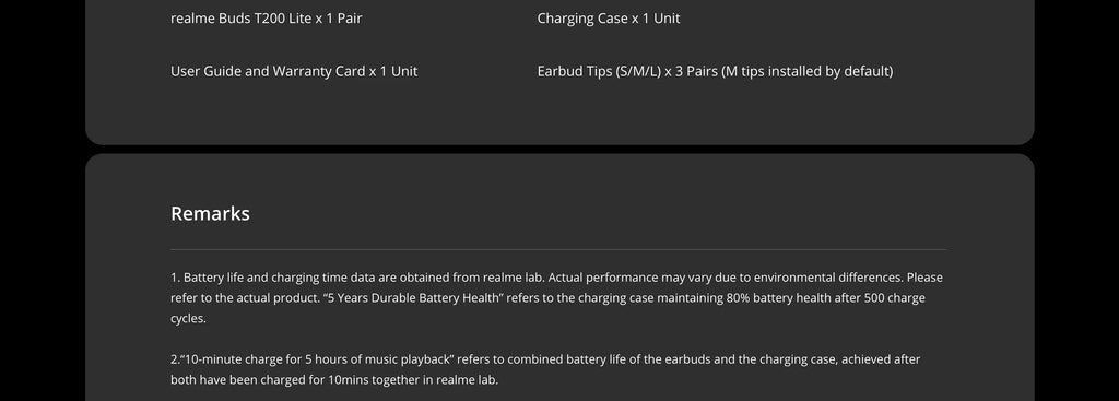realme Buds T200 Lite TWS Earphone 12.4mm Dynamic Bass Driver Up to 48 Hours of Playback AI Deep Noise Cancellation Bluetooth5.4