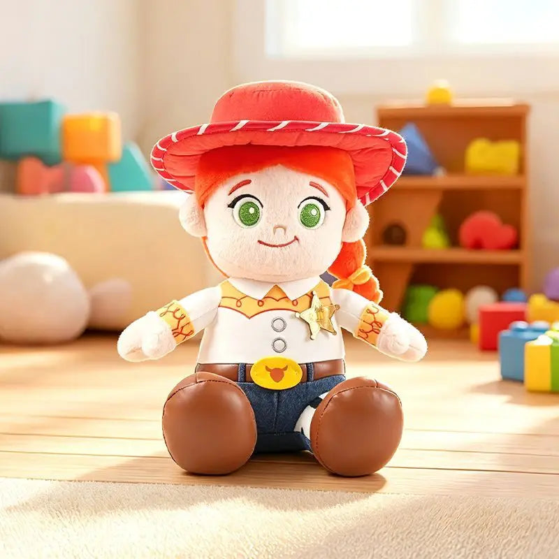 Original Potdemiel Toy Story 5 Plush Toys Woody Jessie Lilypad Smarty Pants Atlas Stuffed Doll Plushies Collection Cuddly Gift