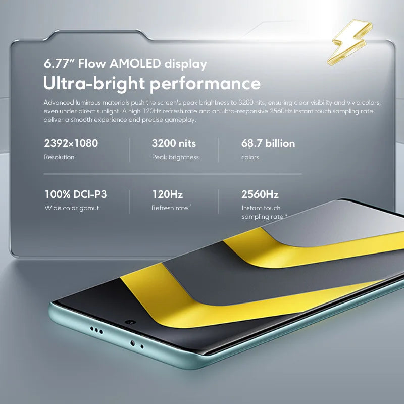 POCO M8 5G Global Version Smartphone 256GB 512GB Snapdragon® 6 Gen 3 NFC 6.77" 120Hz Display 50MP Main Camera 45W Charging