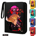 400pcs Anime Demon Slayer Zipper Card Album Book Collection Card Storage Folder Hold Tanjiro Game Cards Binder Holder Protector
