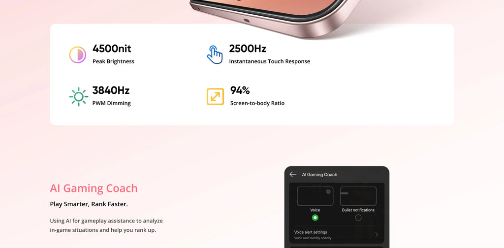 [World Premiere] realme 15 5G Smartphone Dimensity 7300+ 5G Processor 6.77"144Hz AMOLED Display NFC