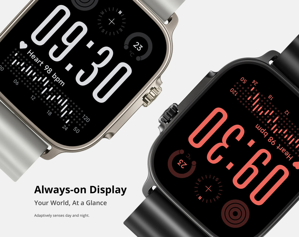 realme Watch 5 Smart Watch 1.97" 2D Flat AMOLED Display Compass & Independent GPS with 5 GNSS 14-day Battery Life NFC Card IP68