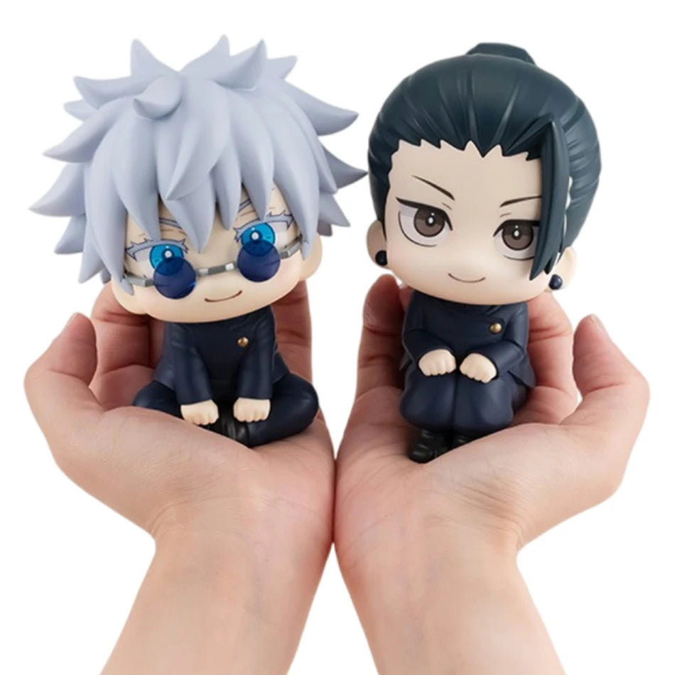 Anime Cute Fushiguro Toji Jujutsu Kaisen Figure Gojo Satoru Action Figure Q Version Doll Geto Suguru Statue 10cm PVC Model Toys