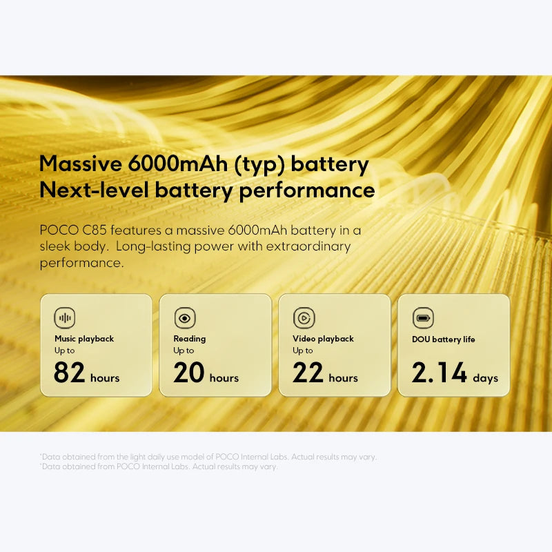 POCO C85 Global Version Smartphone NFC 128GB 256GB MediaTek Helio G81-Ultra 6.9" Dot Drop Display 50MP Main Camera 6000mAh