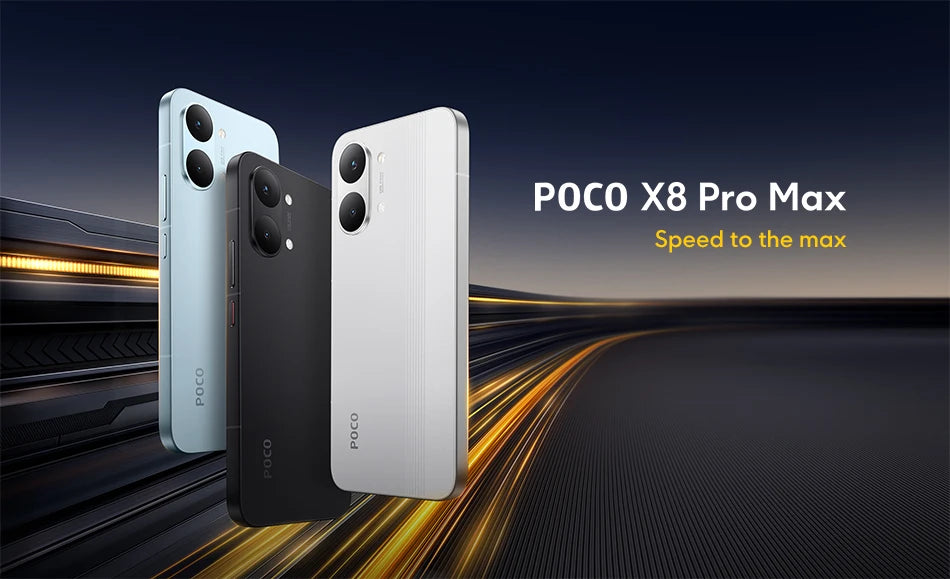 【World Premiere】Global Version  POCO X8 Pro Max 8500mAh Smartphone Dimensity 9500s 6.83'' 1.5K 120Hz Ultra-Bright AMOLED Display