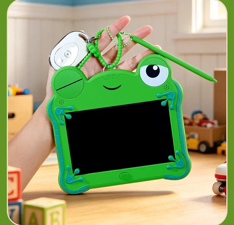 Toy Story 5 Authentic Frog Lilypad LCD Tablet Keychain Erasable Drawing  Boys Puzzle Drawing Erasable Handwritten Bag Pendant